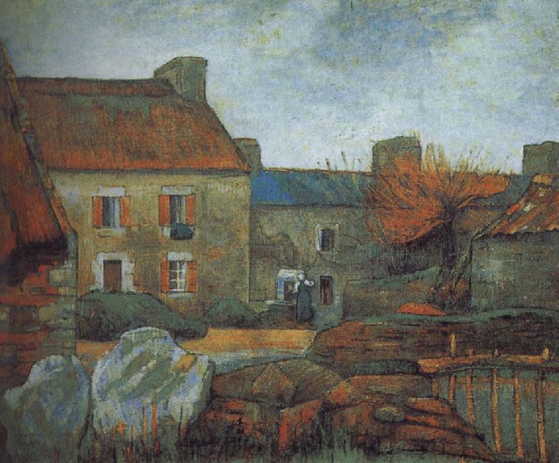 Paul Gauguin Poore farmhouse oil painting image